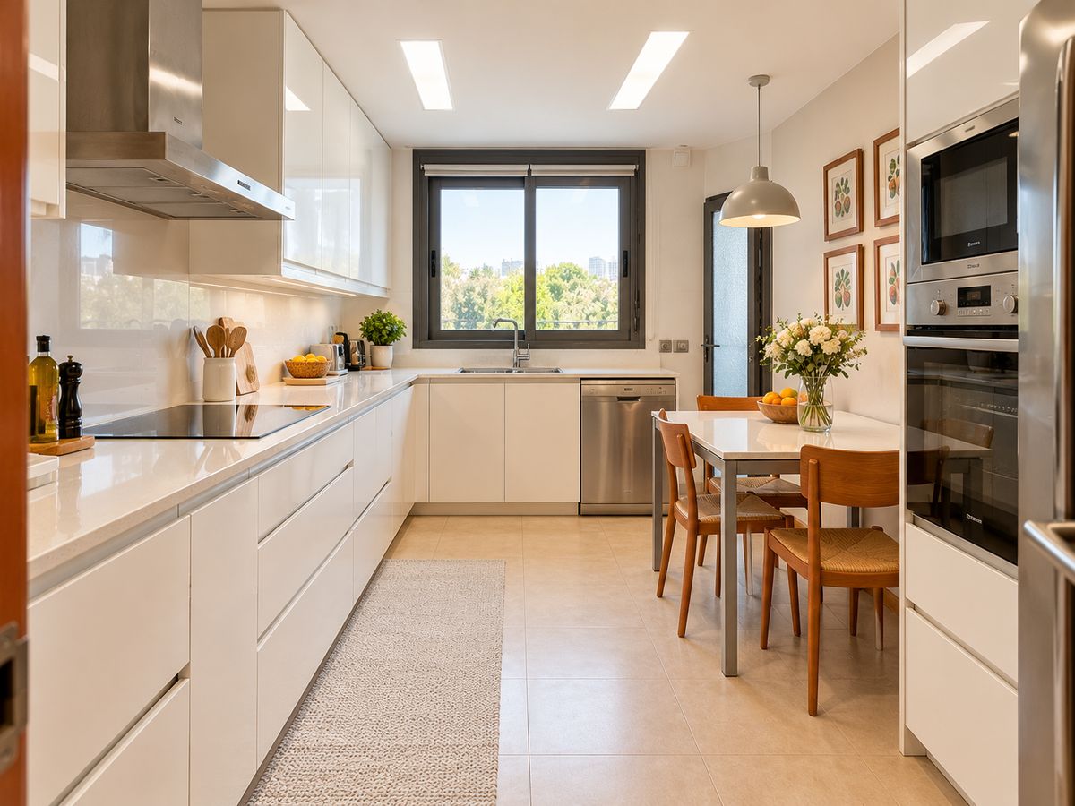 Cocina con office